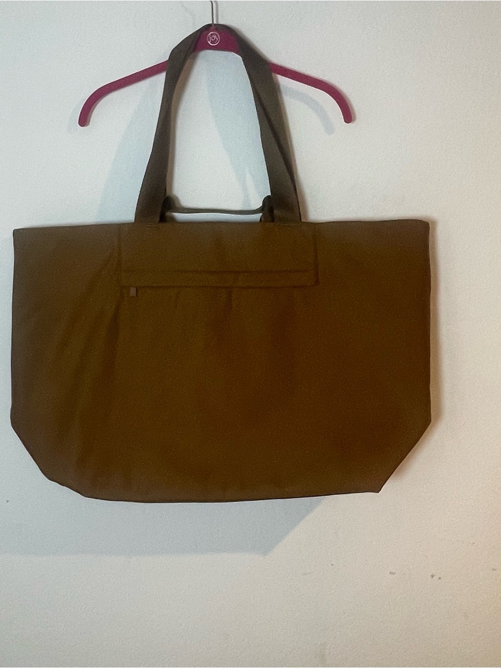 Away Large Featherlight Tote Amaro Brown Travel Shoulder Bag Carry On Zip Lightw - Picture 4 of 12